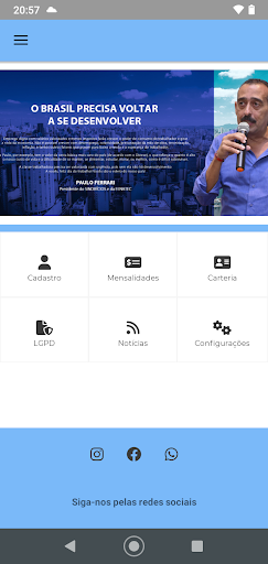 Android application Sindifícios screenshort