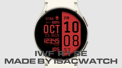 Android application IWF R1 SE watchface screenshort