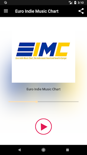 Android application Euro Indie Music Chart screenshort