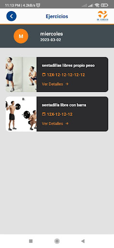 Dr. Ejercicio Screen 2