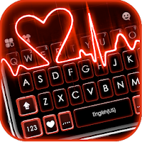 Тема для клавиатуры Red Heartb