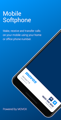 Android application MOVOX Mobile Softphone screenshort
