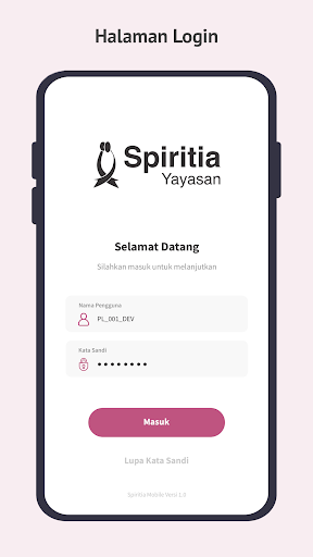Spiritia Mobile Screen 2