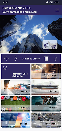 Android application Smart Building VERA screenshort