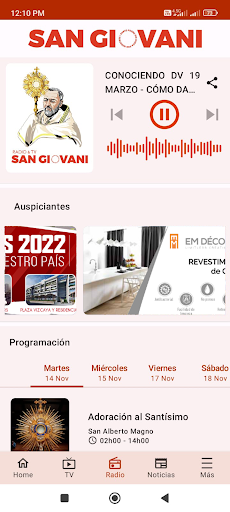 San Giovani Radio y TV Screen 2