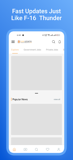 Android application Jobsupdate.pk screenshort