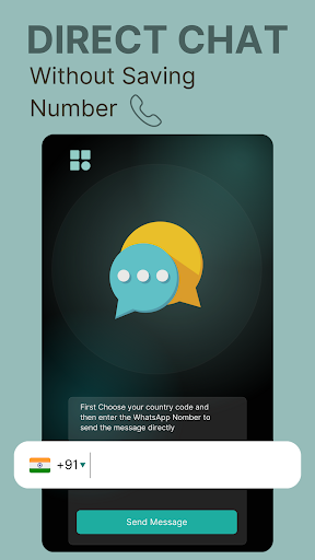 Android application Whats Direct Chat screenshort