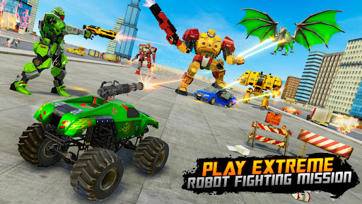 Monster Truck Robot Car Game Mod4