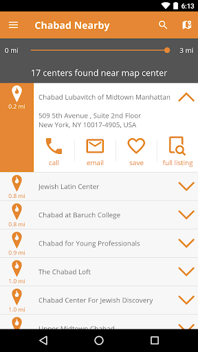 Chabad Nearby Screen 2