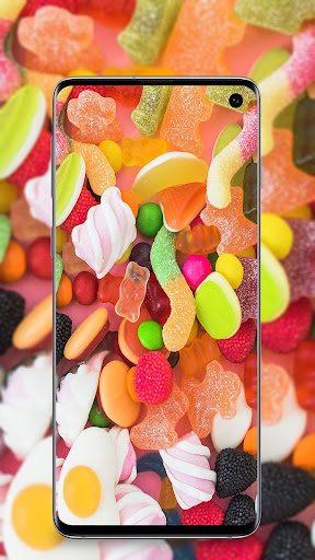 Android application Candy wallpapers screenshort