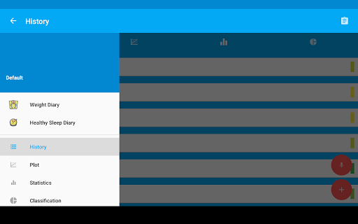 Blood Pressure Diary Screenshot