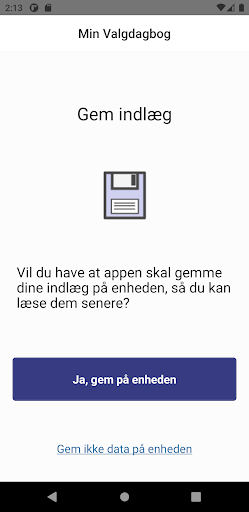 Min Valgdagbog Screen 3