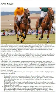 How to Play Polo