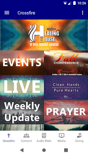 Android application Crossfire Healing House screenshort