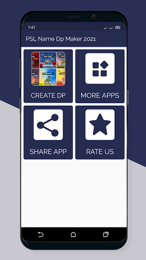 Android application PSL Name DP Maker 2024 screenshort