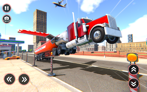 Flying Oil Tanker Truck Games  screenshots 6