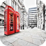 London phone booth Theme icon