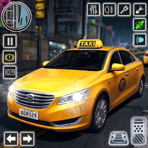 US Taxi Driver: Taxi Games Laai af op Windows