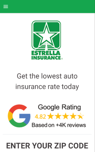 Android application Estrella Insurance screenshort