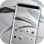 Cover Image of Unduh Simple gray white - Emoji Theme 1.5 APK
