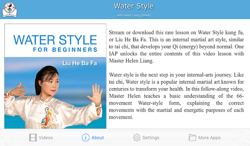 Water Style Kung Fu Tai Chi Screen 2