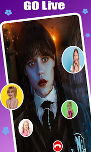 Wednesday Addams Fake call & V