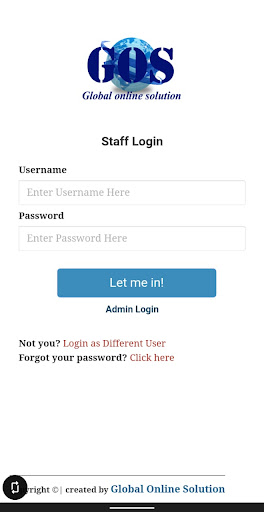 Global Online Solution Screen 2