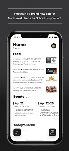Android application North West Hendricks Schools screenshort