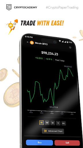Cryptocademy-Trading Simulator Screen 2