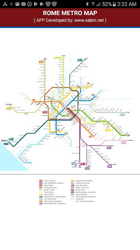 Rome Metro Map Offline
