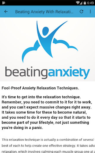 Relaxation Techniques