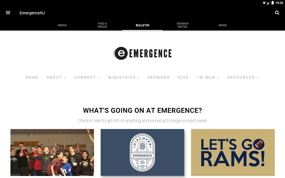 #9. EmergenceNJ (Android) 来自: Subsplash Inc