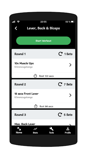 M Sports Calisthenics Workouts Screenshot 3 - AppWisp.com