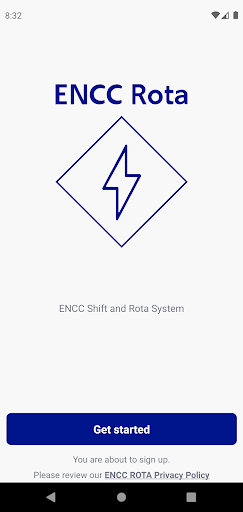 Android application ENCC ROTA screenshort