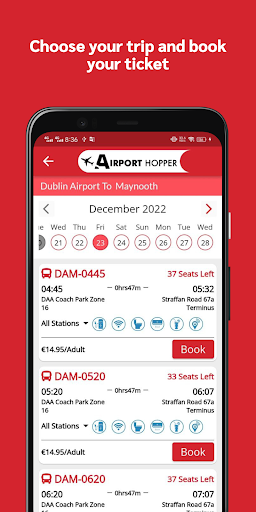 Airport Hopper: Book Tickets Screen 3