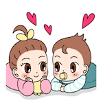 Cover Image of Download Sticker Cute Couple WaStickerA  APK