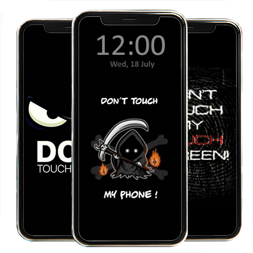 Don't Touch My Phone Wallpaper Black APK  - Download APK latest version