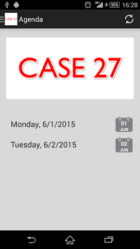 Android application CASE 27 screenshort