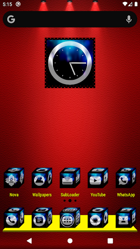 Android application 3D Silver Icon Pack screenshort