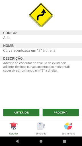 Android application Simulado do Detran - Placas pa screenshort