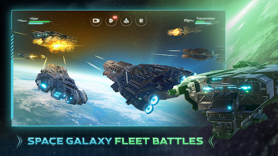 Galaxy Arena Space Battles 1.1.29 APK + Mod (Unlimited money) untuk android