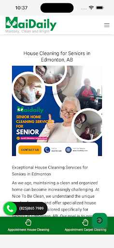 MaiDaily Cleaning Services Screenshot 4 - AppWisp.com