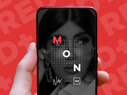Red+ : Widget for kwgt Bildschirmfoto