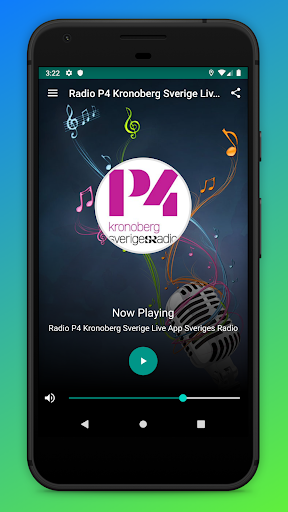 Android application P4 Kronoberg Radio Sveriges FM screenshort