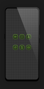 Matte Glass Green Icon Pack