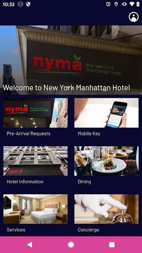 Android application Nyma, The NY Manhattan Hotel screenshort