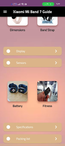 XIAOMI MI BAND 7 GUIDE