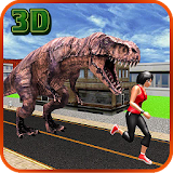Wild Dinosaur City Rampage 3D icon