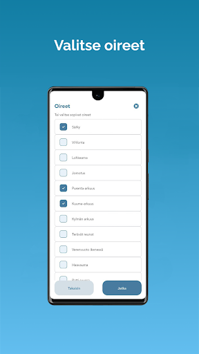 Android application Hammashelppi screenshort