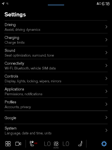 Drive Mode Screen 2